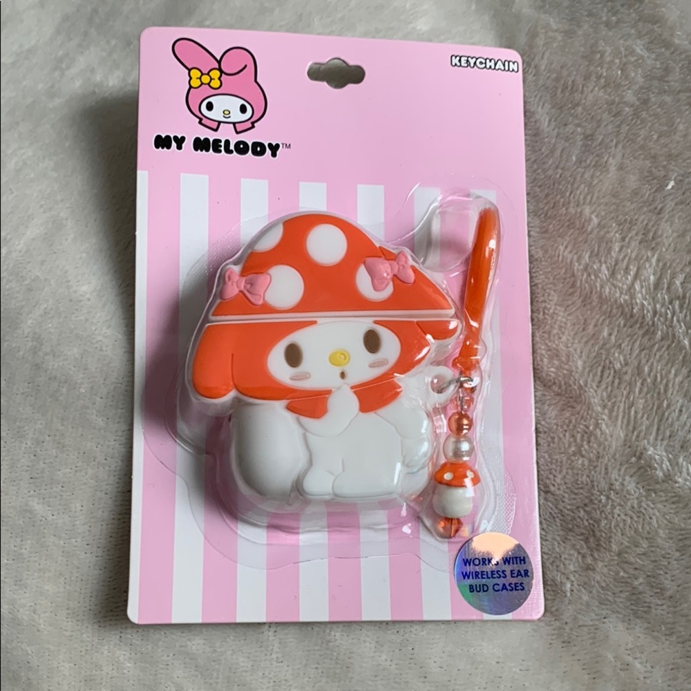 My Melody Red and White wireless ear buds Case with Stylish Design